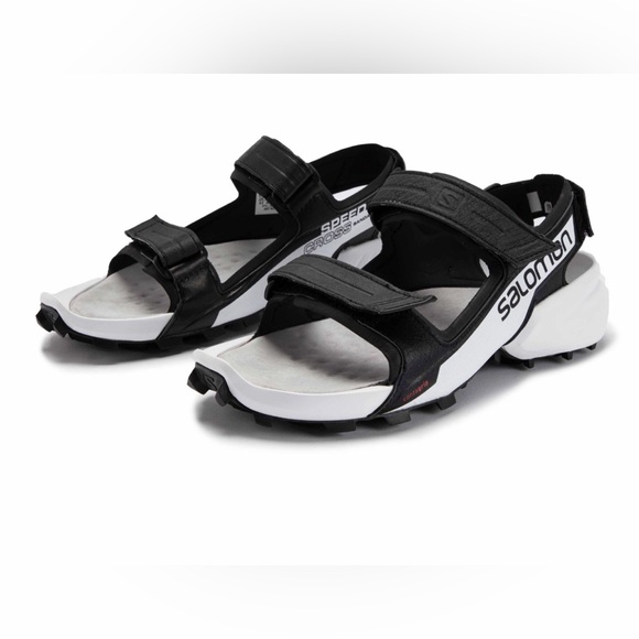 Salomon Black and White Outdoor Sandals